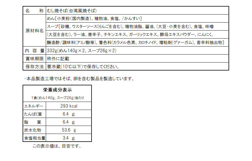 FP台湾焼表示